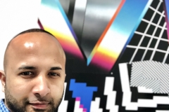 10 Terrence Narinesingh at Art Basel Miami 2017 Felipe Pantone Argentina-Spain PLANAR DIRECTION 9