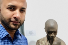 20 Terrence Narinesingh at Art Basel Miami 2017 Jesus Curia Spain MUJER SENTADA II