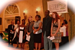 12 Scholarship Recipients pose for a picture