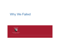 Why We Failed-2