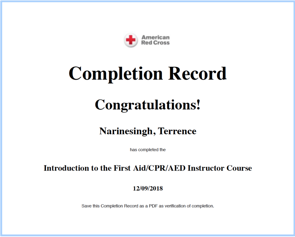 American Red Cross_Introduction to First Aid, CPR, AED Instructor ...